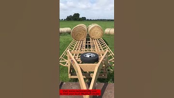 Neckover 14 Bale Hay Trailer Loading and Unloading