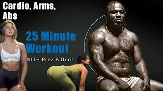 25min Rise & Grind: Cardio, Arms, and Abs Blast at 7am!