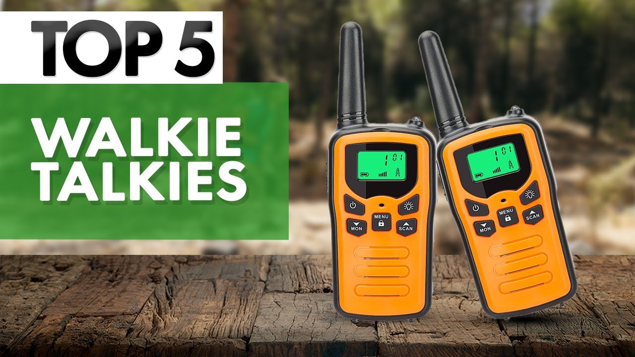 TOP 5 Best Walkie Talkies In 2023 YouTube