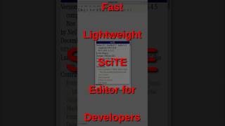 Why SciTE is the Best Lightweight Text Editor for Developers!