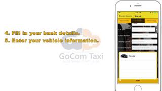 GoCom Taxi Driver Signup Instructional Video screenshot 3