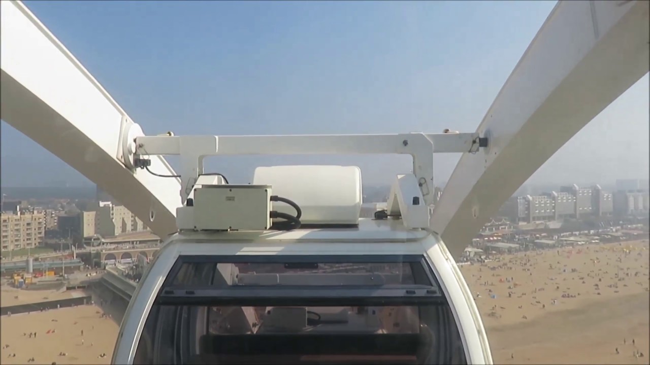 Fahrt mit dem Riesenrad Scheveningen - Skyview De Pier an der Nordsee
