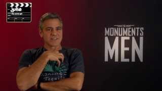 Interview Monuments Men George Clooney Matt Damon