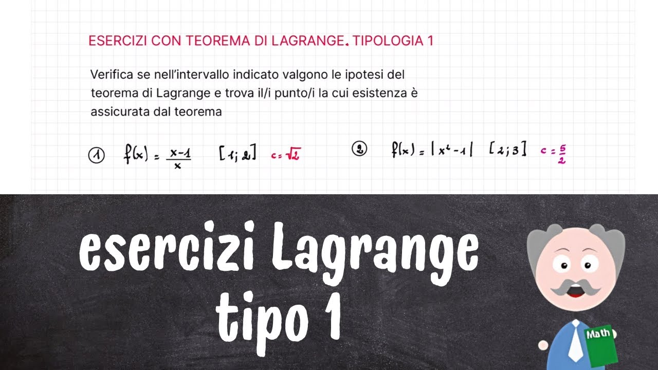 Esercizi Lagrange tipo 1