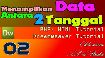Dreamweaver Tutorial [Menampilkan Data Antara 2 Tanggal] (02) Merubah Format Tanggal