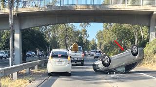 Dashcam Captures 12 Crashes in Seconds | Moments Filmed Before Disaster