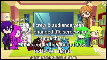 Among us reacts to someone