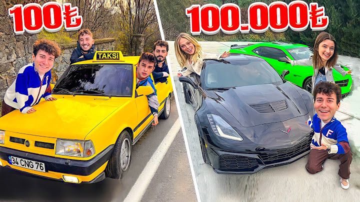100 TL VS 100.000 TL YOLCULUK (RoadTrip)