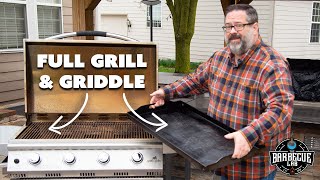 Amazing Full Griddle And Full Grill In One Box