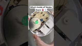 What’s inside of Smoke Alarm 🚨 💨 #youtubeshorts #diy #tiktok #cable #plumbing #ytshort #ikea#1m