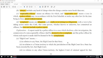 Code of Criminal Procedure Chapter I - Preliminary