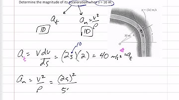 Dynamics - Normal and Tangential Particle Motion Example 2