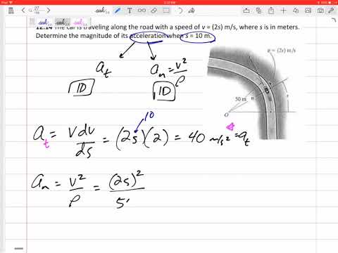 Dynamics - Normal and Tangential Particle Motion Example 2