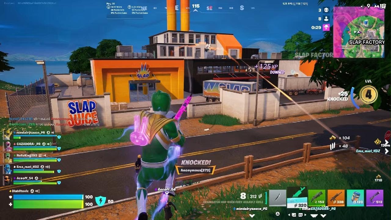 Fortnite brincando como mega power ranger💯🇵🇷💥