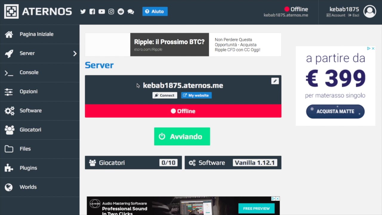 Server Aternos Tutorial Youtube