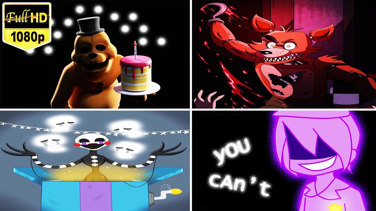 FNAF] FNAF 2 Minigame Compilation!! - Five Nights at Freddy's 