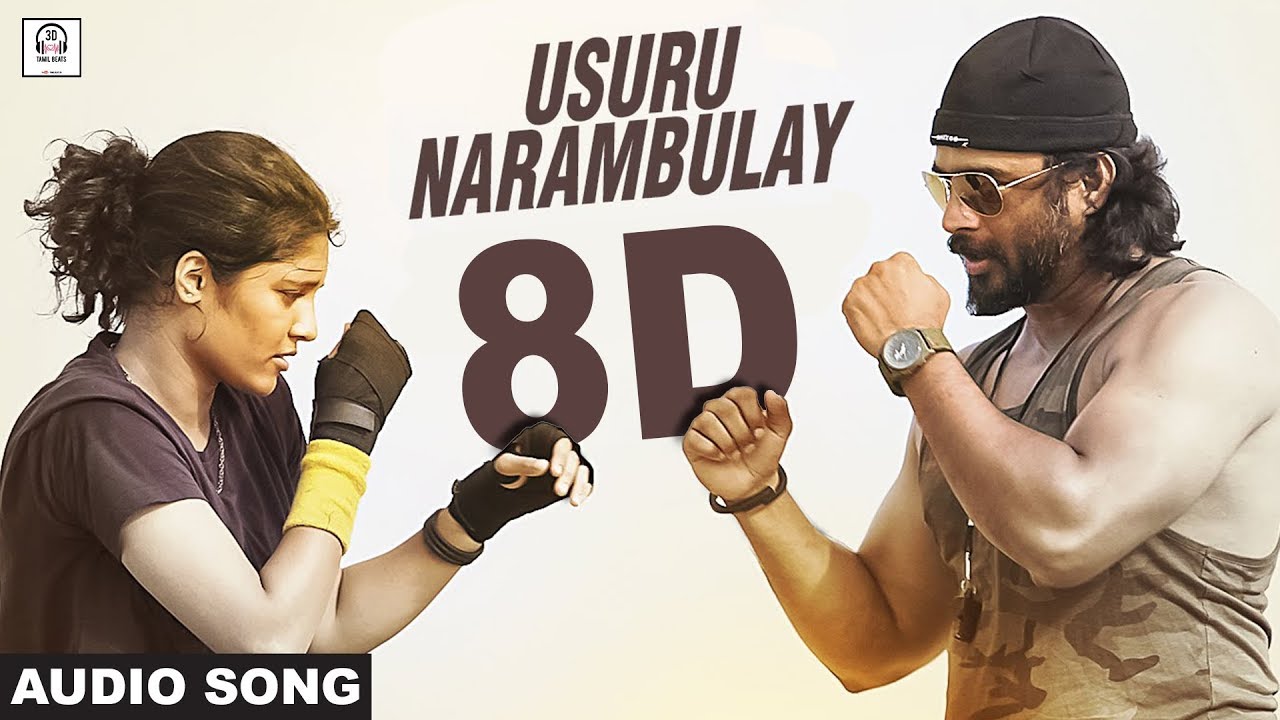 Usuru Narambulay 8D Audio Song  Irudhi Suttru  Must Use Headphones  Tamil Beats 3D