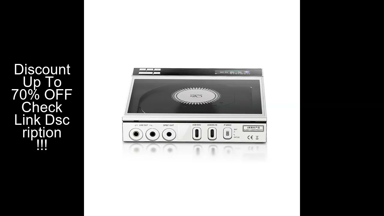 SHANLING EC ZERO AKM HiFi Portable CD Player with AK4493S DAC dual SGM Amplifier Bluetooth BT5.3 Hi-