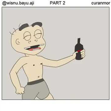 Kartun mabok lucu
