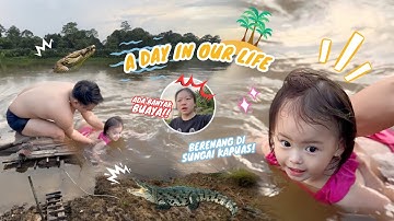 YUKA-CHAN MANDI DI SUNGAI TERPANJANG DI INDONESIA!! | a day in our life