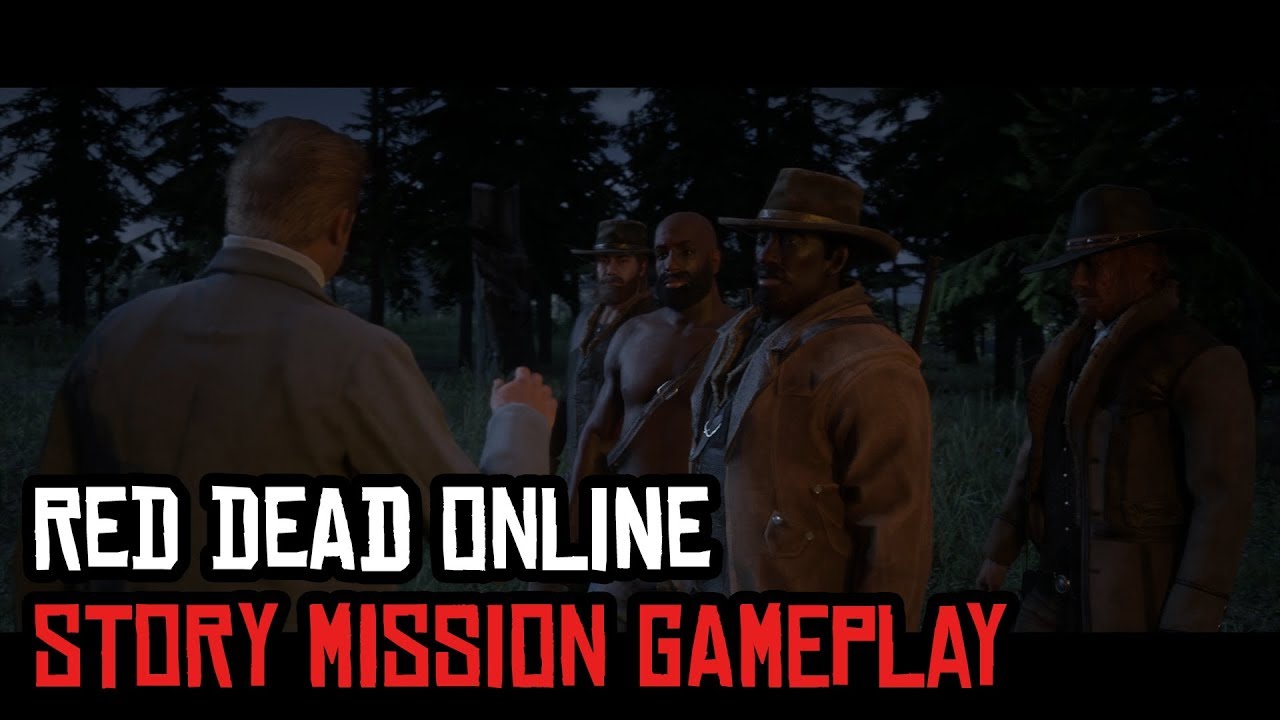Red Dead Online Story Mission Gameplay The Right Side of the Tracks
