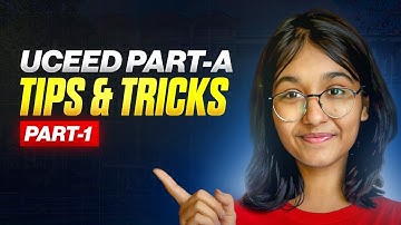 UCEED 2026 Part- A PYQS LIVE Solving with TIPS and TRICKS | Part 1 | IIT Bombay | NID | Design