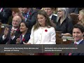 Freeland delivers speech on fiscal update to House of Commons