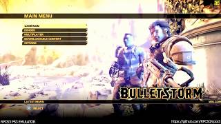 RPCS3 PS3 Emulator Bulletstorm Ingame! VULKAN 334327d LLVM screenshot 5