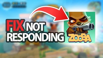 How To Fix Zooba Game App Not Responding | Step By Step
