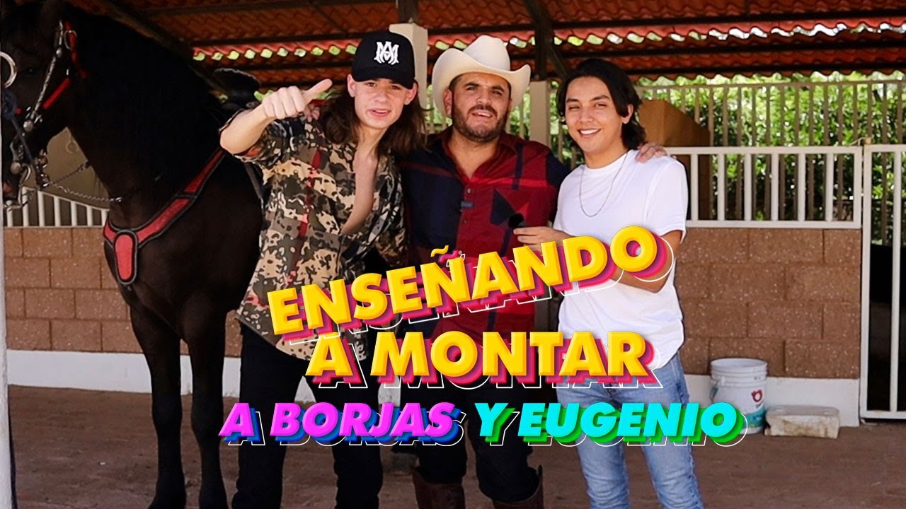 Enseñando a montar a Borjas y  Eugenio -  El Diario de El Komander
