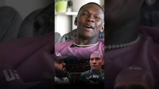 Israel Adesanya reacts to Alex Pereira's callout