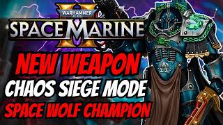 NEW CLASS and Weapon Hints+Chaos Astartes in Siege Mode CONFIRMED in Space Marine 2 Community Update