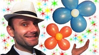 Цветок на стол или на стену из шариков аэродизайн ★ the flower on the wall or Desk from balloons