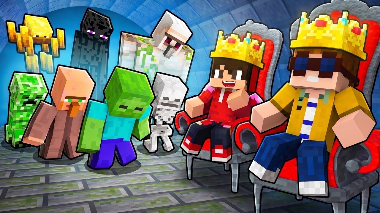 ICH werde KÖNIG DER MOBS in Minecraft!