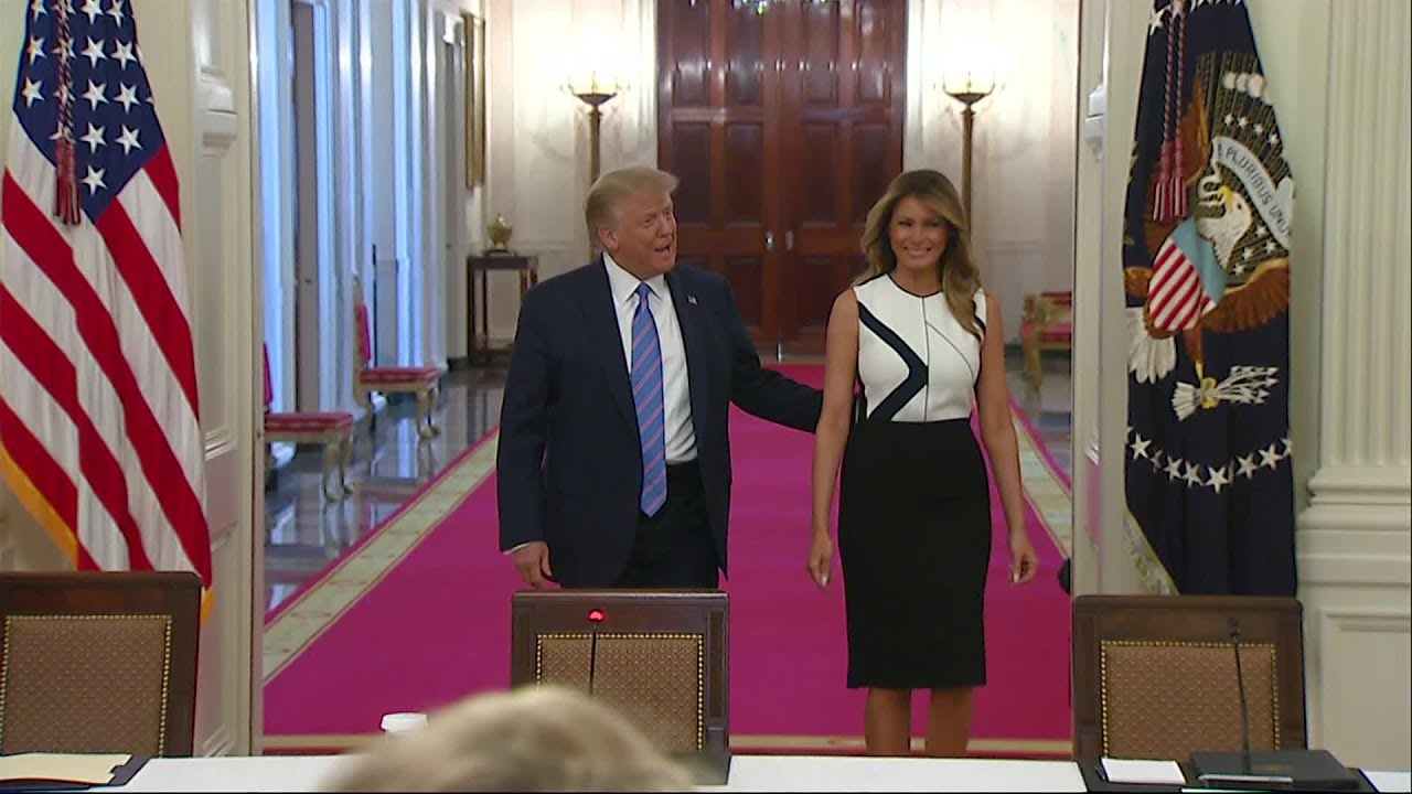 Trump says he will pressure states to reopen schools in fall - YouTube