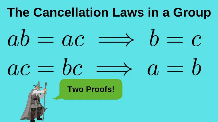 Proof of the Cancellation Laws in a Group - DayDayNews