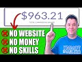 15 Mins Work = $1000's In FREE Passive Income With NO Money and NO Website (Make Money Online)