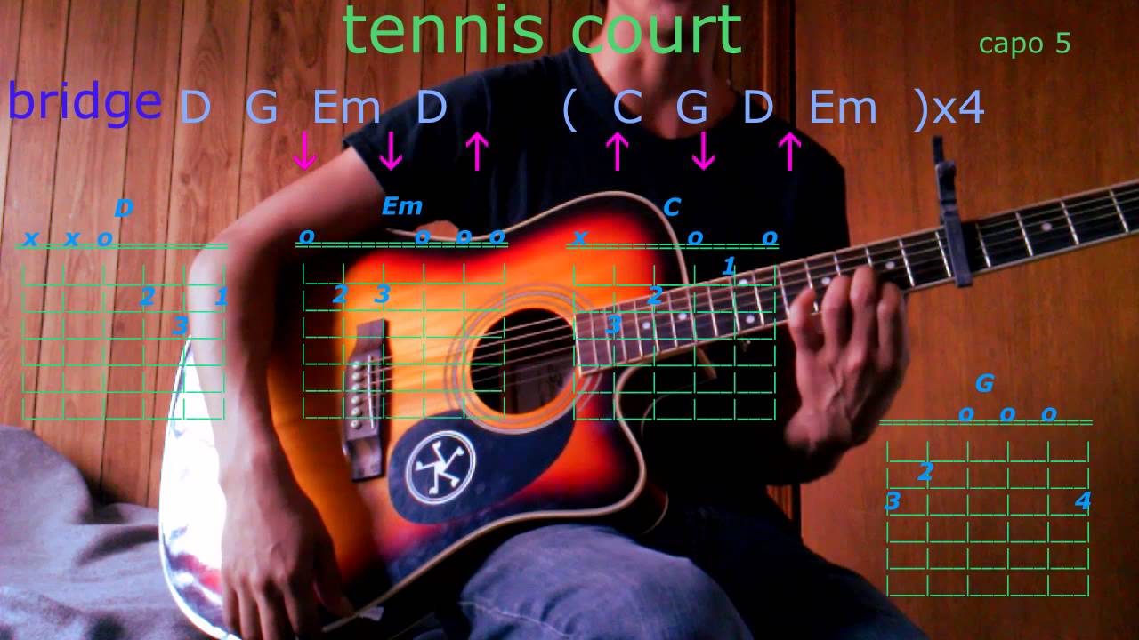 tennis court lorde guitar chords YouTube