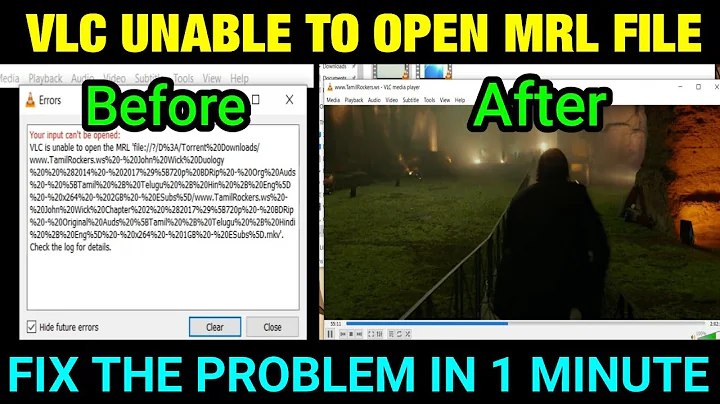 vlc unable to play mrl file | how to fix vlc unable to open mrl file problem | mrl file problem fix