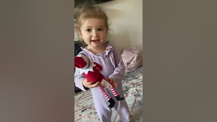 3 year old upset by naughty Elf on the shelf