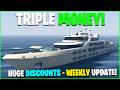 Double  triple money discounts  limited time cars in dealerships  gta online weekly update