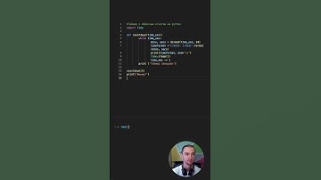 Python. Таймер с обратным отсчетом
