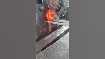 Inside the factory Process of ring rolling machine for oversized steel billet #process #forging
