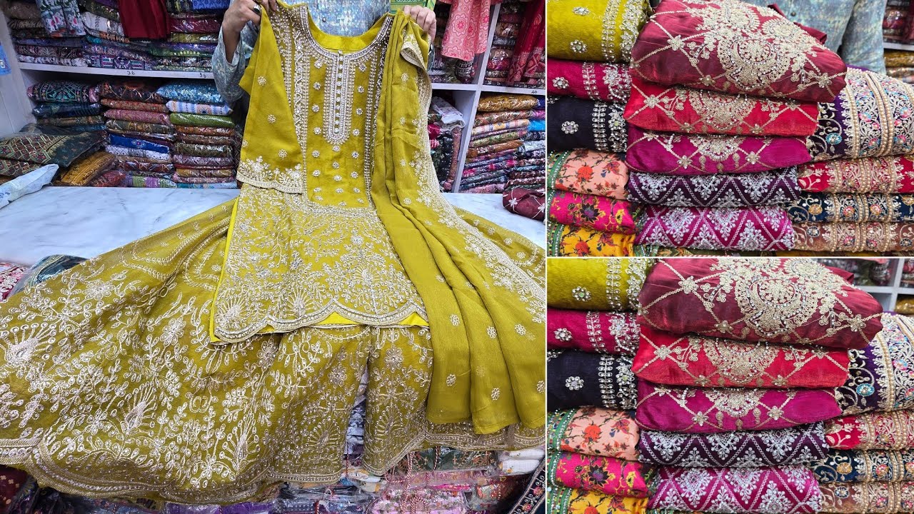 ৩৬-৪৪ সাইজের পাকিস্তানি ভাইরাল ফারসি সেটের ঈদ ধামাকা বাছাই করা কালেকশন। readymade farsi set 