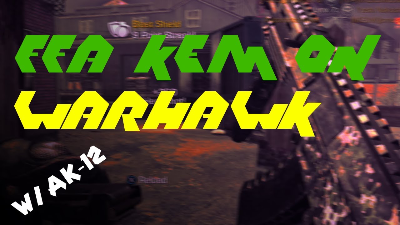 Cod GHOSTS: FFA KEM on Warhawk w/ AK-12