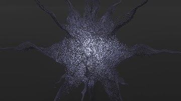 Particle simulation in Blender 3D [4K UHD]