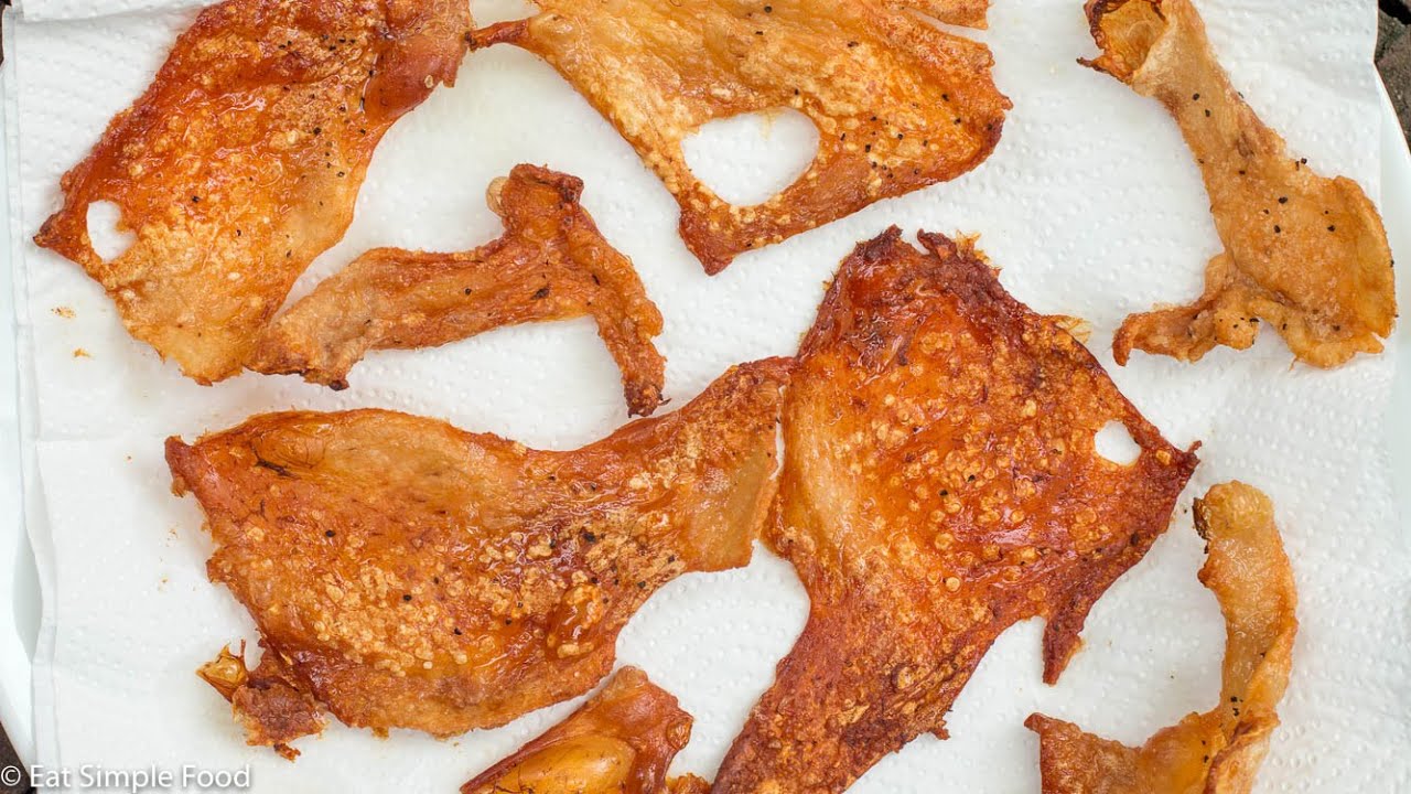 how do you crisp chicken skin when baking