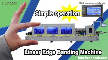 RC-E08 Linear edge banding machine