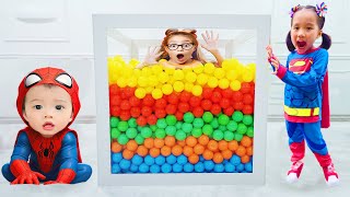 Kidipi and Ali Cube Challenge and other Funny Kids Stories with baby Eric