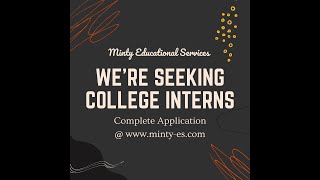 Minty Intern Info Session